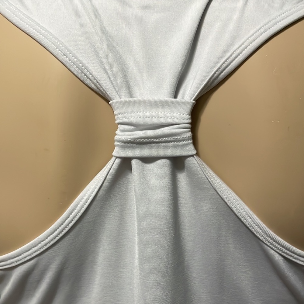 LIJA White Score Racerback Tank - Picture 5 of 7